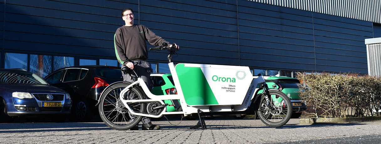 Van liftmonteur tot fietspionier: Orona test cargo bike in Alphen aan den Rijn