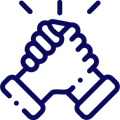 Werkt samen met beleidsmakers, wetenschappers en andere stakeholders