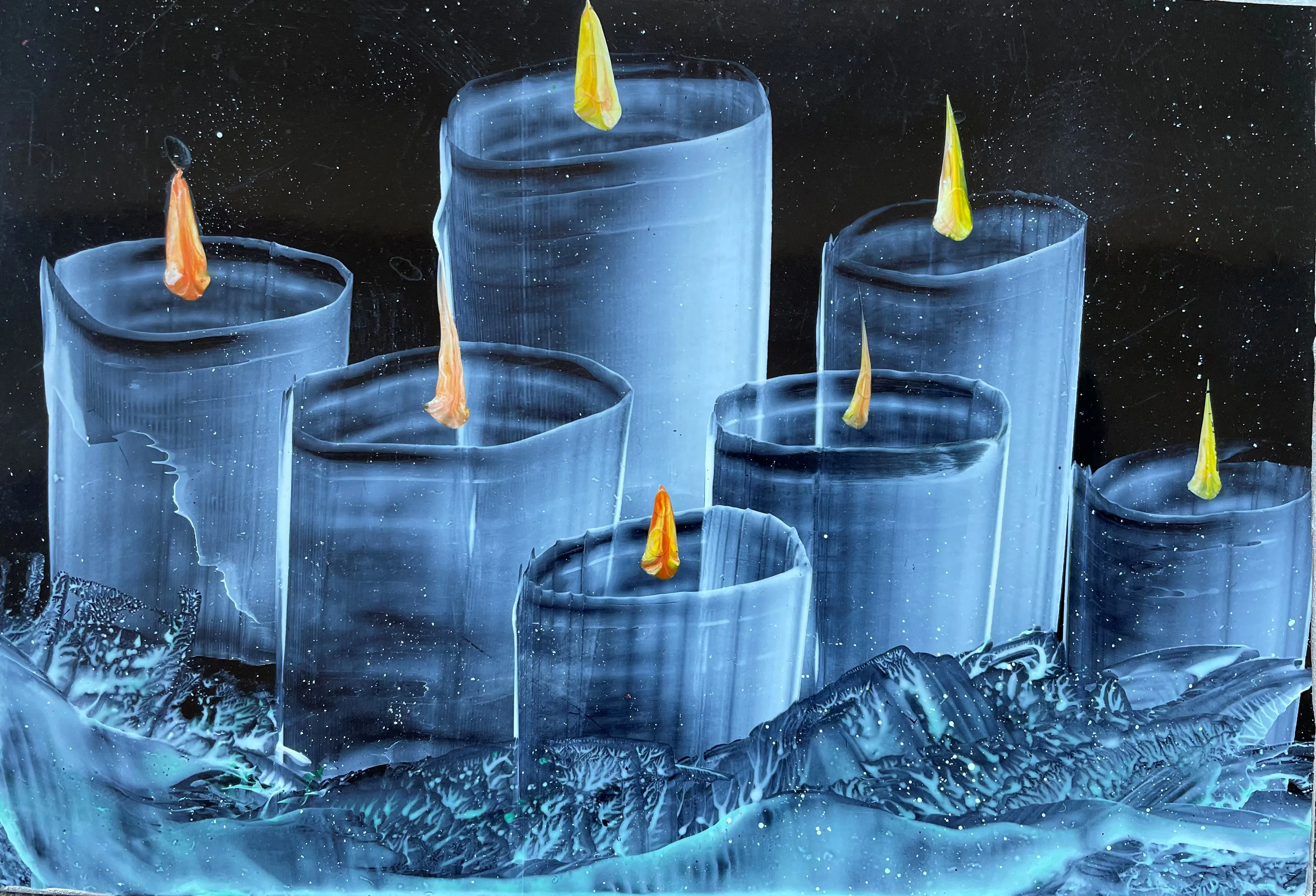 W13: Encaustic art Winterthema