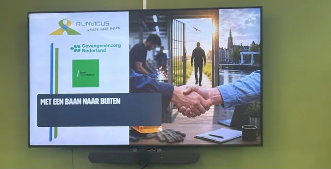 Presentatie over werkgelegenheid en samenwerking.