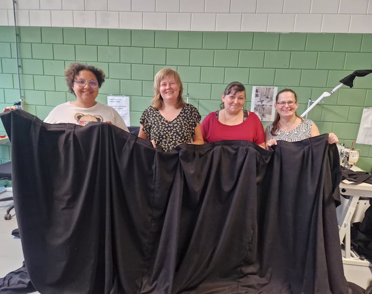 Medewerkers naaiatelier