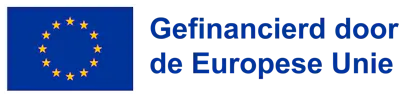 Logo met tekst: Gefinancierd door de EU.