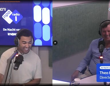 Radio 1 interviewt Theo Heere