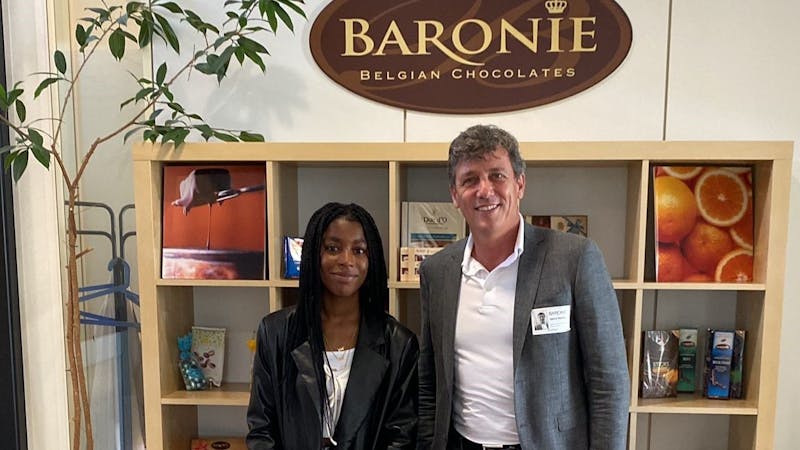 v.l.n.r. Christabel Acheampong, Jacco Vonhof (voorzitter, MKB-NL)