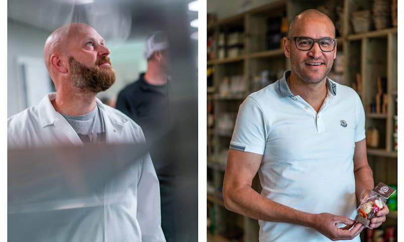 Gerben Ubags en Michel Willems, directie Geruba