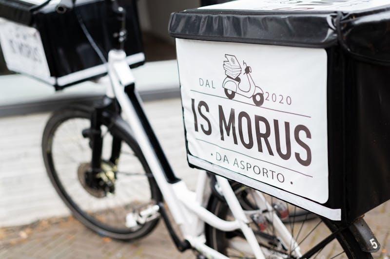 Fiets/ scooter bezorger