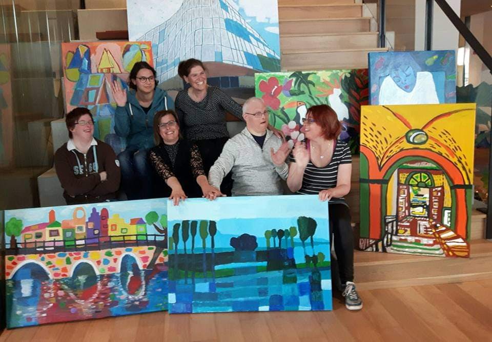 Atelier Verfstreken: galerie en kunstuitleen