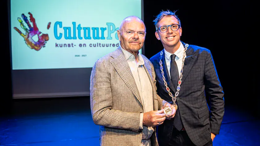 Gemeentelijke erepenning voor Cees Verboom