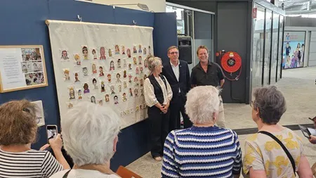 Nieuwe tentoonstelling Communicerende Draden in Gemeentehuis Alphen aan den Rijn