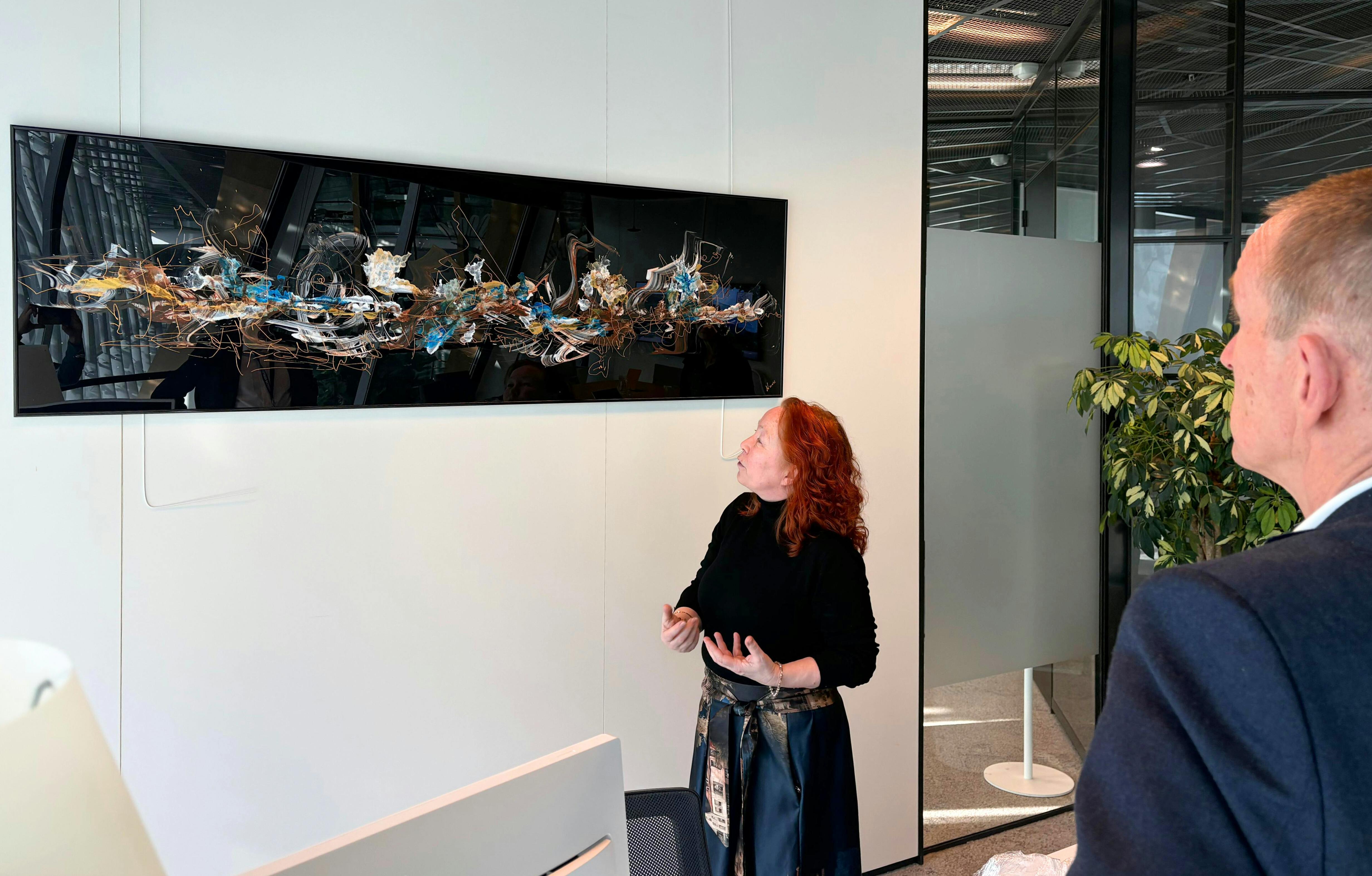 Nieuwe kunst in de werkkamers van college gemeente Alphen aan den Rijn