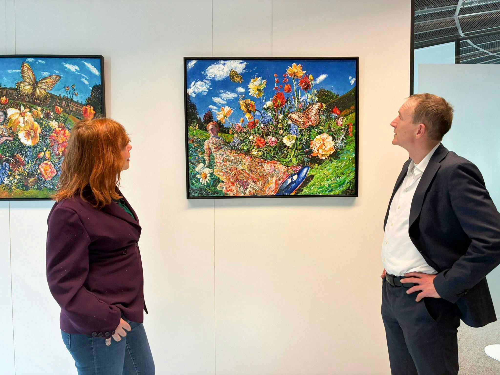 Nieuwe kunst in de werkkamers van college gemeente Alphen aan den Rijn