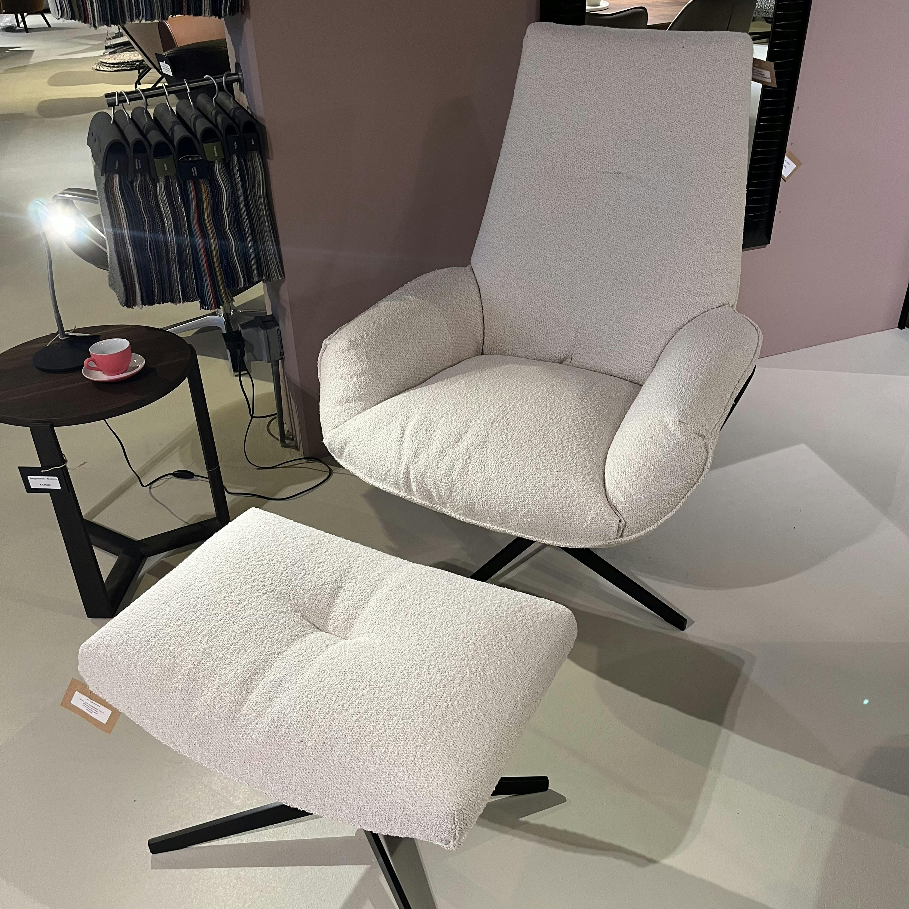 Sale - BW Daron fauteuil + hocker