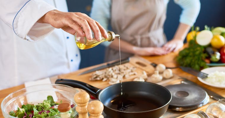 Koken en bakken met olie