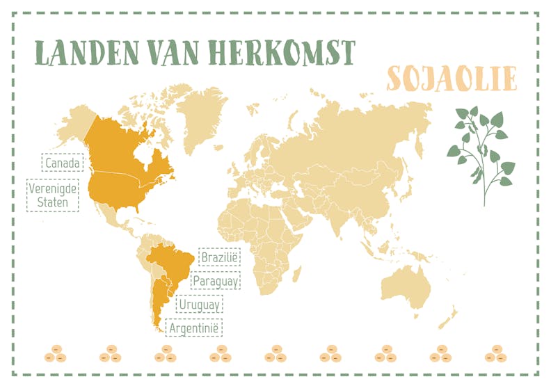 herkomst sojaolie