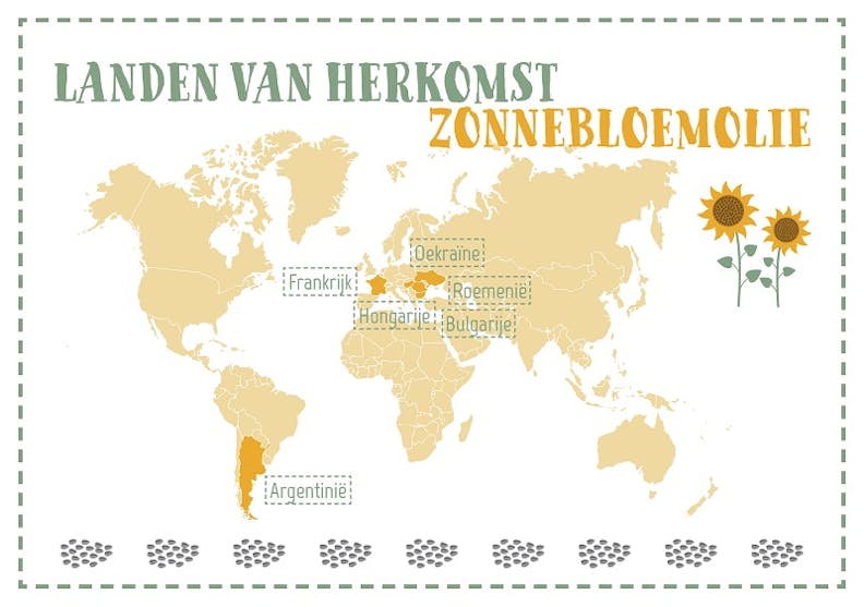 herkomst zonnebloemolie