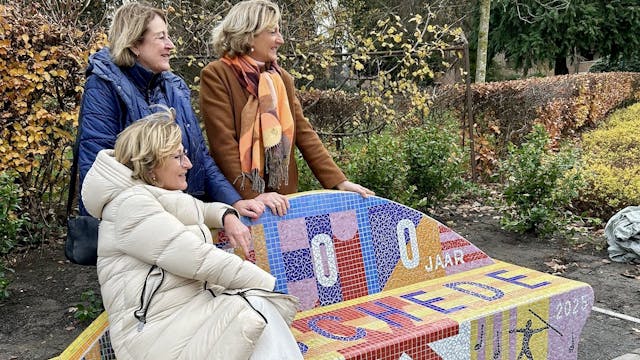 Ferdinand Fransen mozaïekbank | Enschede700