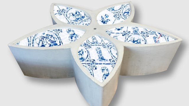 Geef kleur en fleur aan de buitenruimte met betonnen bloemen