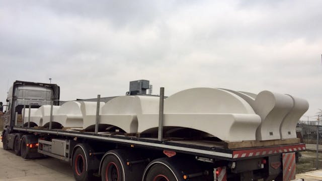 Betonnen meubels voor vakantieparken