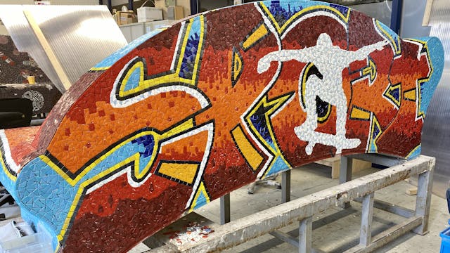 De kracht van verbinding: graffiti en mozaïek