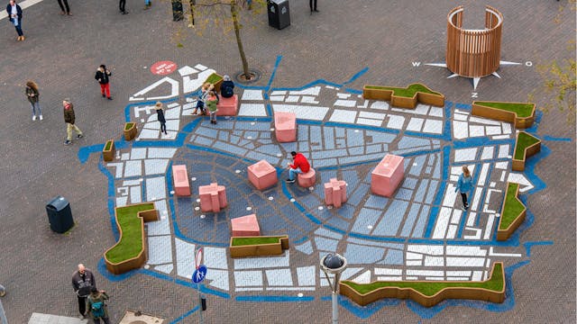 VisiteKAART Stationsplein Leiden: vernieuwende techniek biedt ongekende mogelijkheden met beton