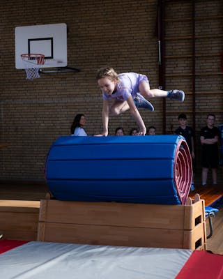 Hoepel op Basketbal