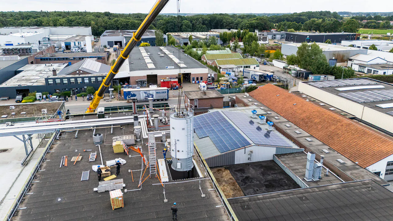 Elektrificatie van productie met e-boiler