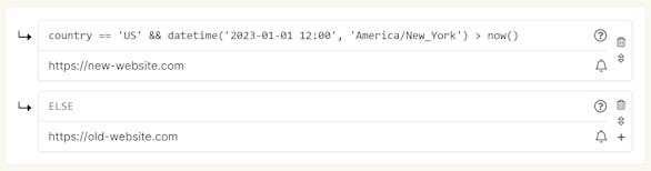 Dynamic destinations