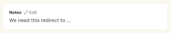 Notes on redirects