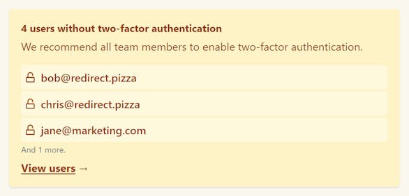 Two-factor recommendation in summary mail