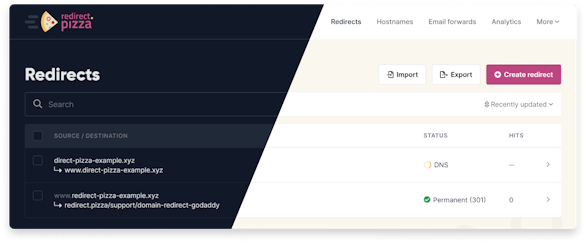 New design with dark mode