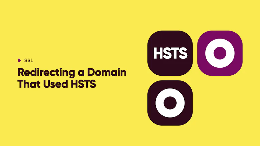 Header for Redirecting a Domain That Used HSTS, with the term HSTS on redirect.pizza tiles