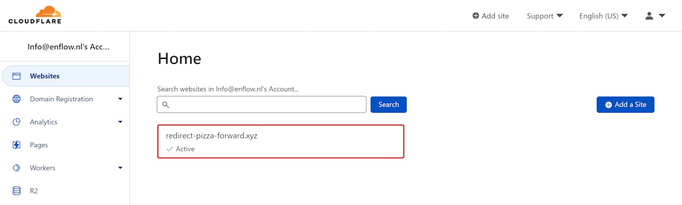 Cloudflare DNS setup