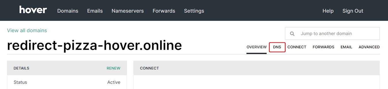 Changing the DNS