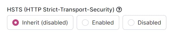 Inherit HSTS