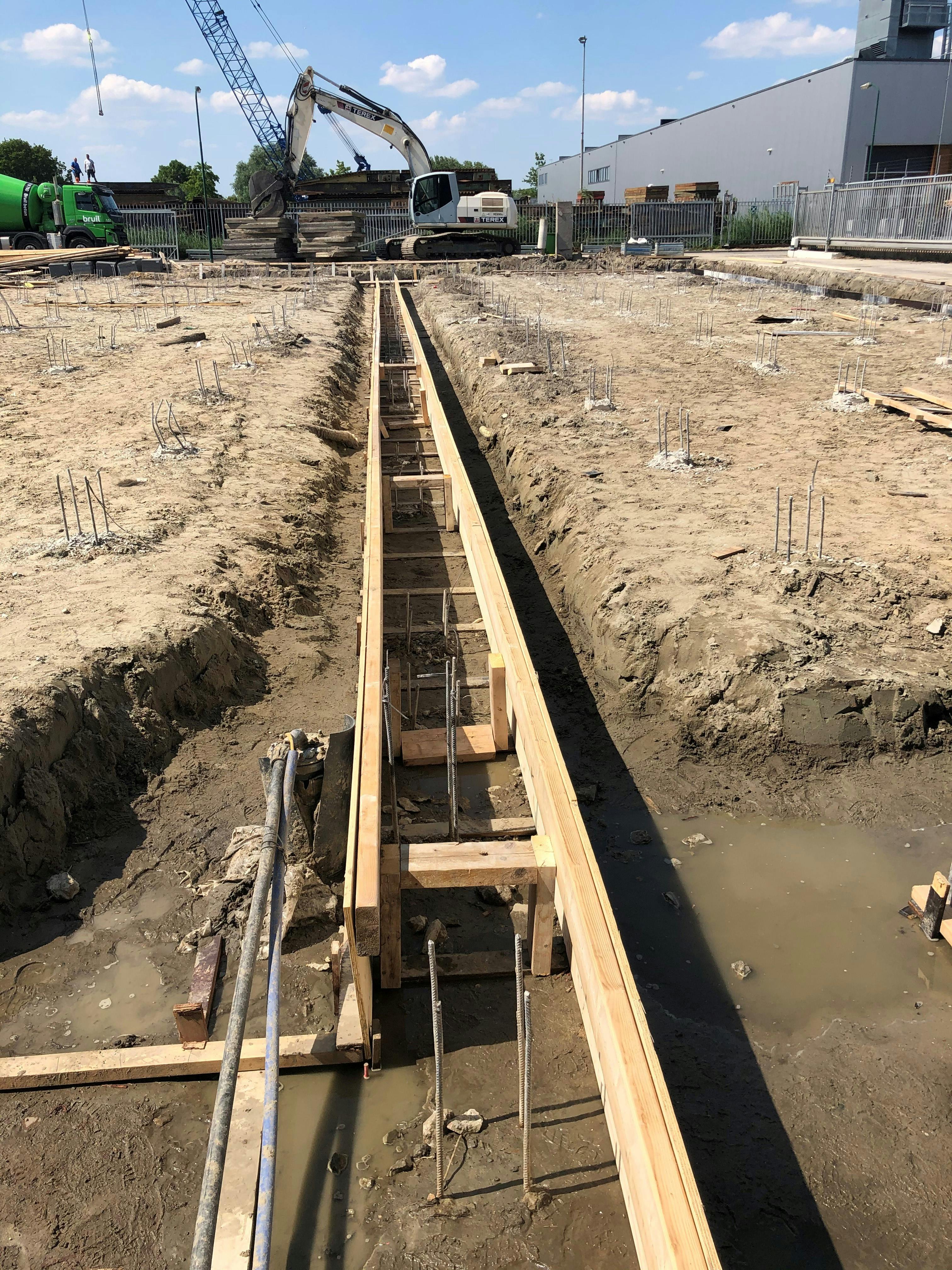 Voortgang werkzaamheden