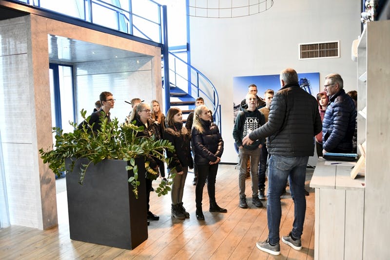 Geslaagd bezoek van de leerlingen van het Ashram College