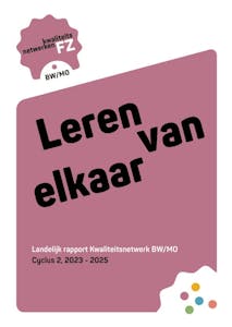 Landelijk rapport BW/MO