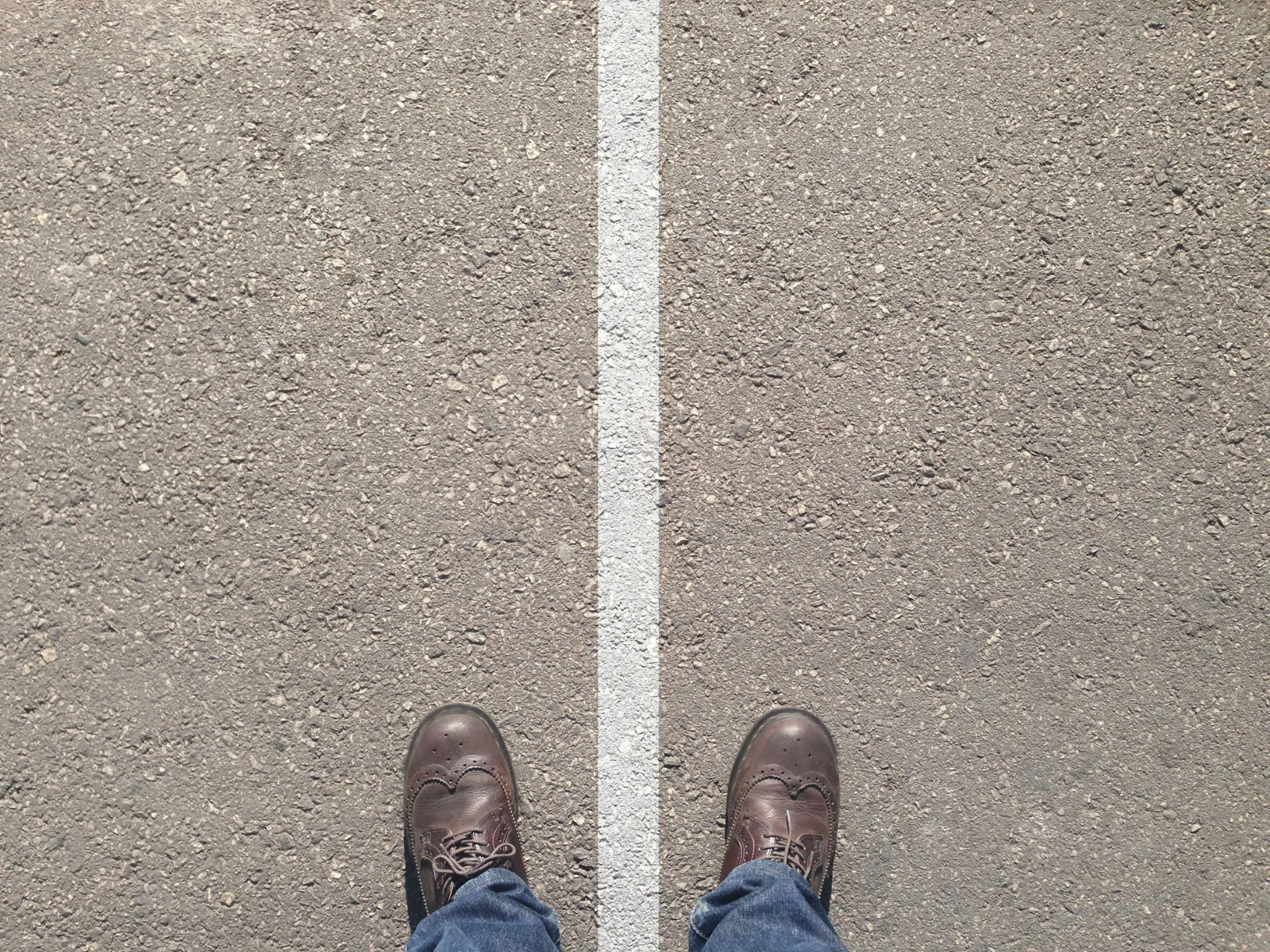 Op de streep